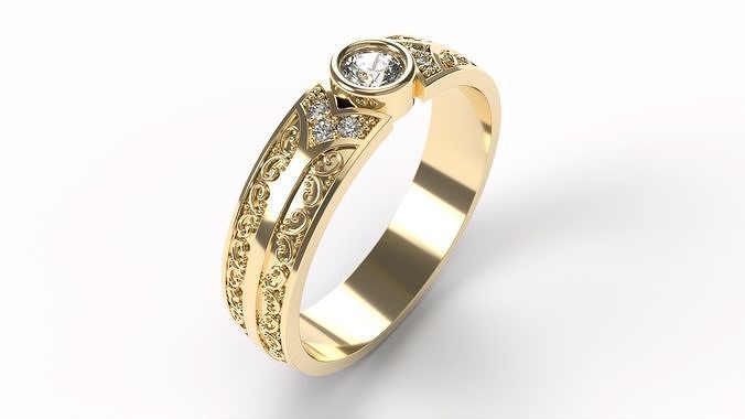 Ring 0256 size 23-0 3D print model