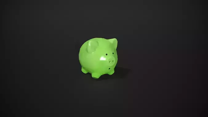 Green Piggy Bank