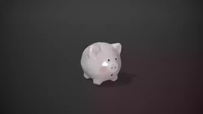 White Piggy Bank