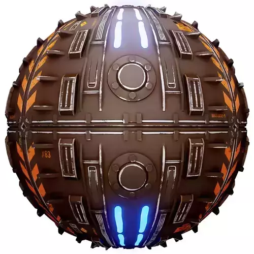 PBR Seamless Sci-Fi Texture 42