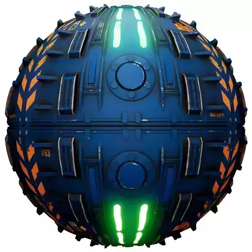 PBR Seamless Sci-Fi Texture 43