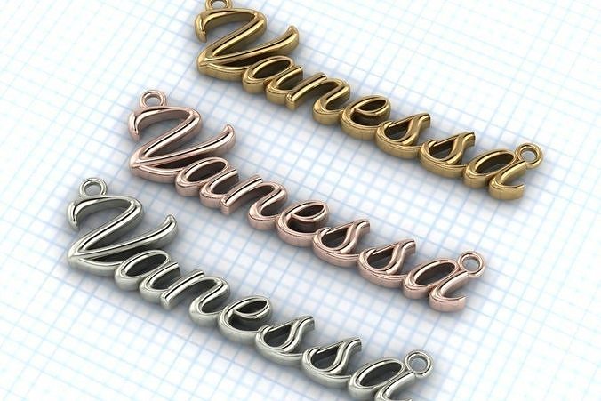 Vanessa 3D model 3D printable CGTrader