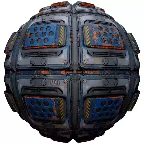 PBR Seamless Sci-Fi Texture 52