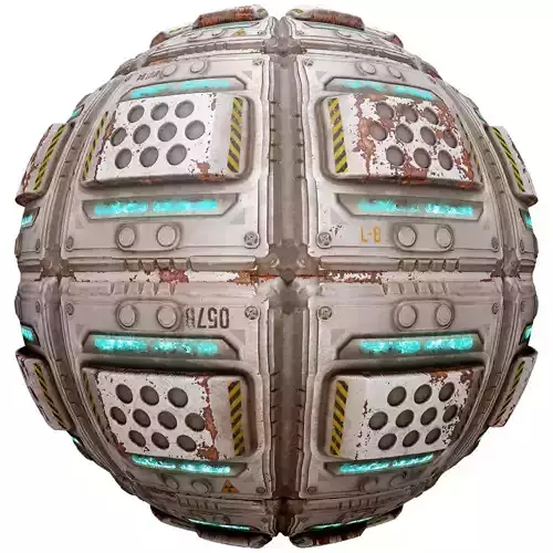 PBR Seamless Sci-Fi Texture 53