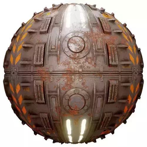 PBR Seamless Sci-Fi Texture 55