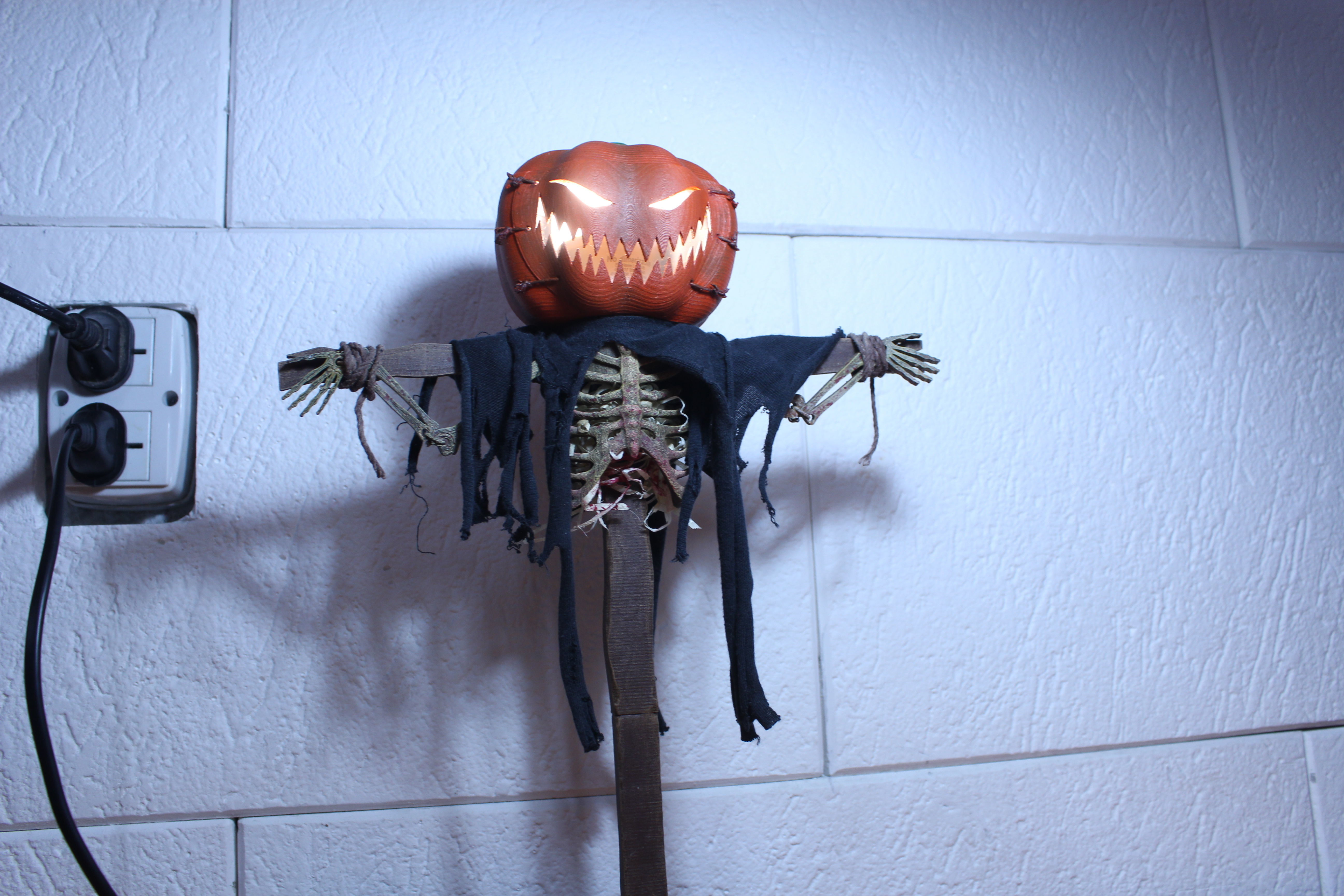 Scarecrow Lamp - Halloween edition 3D print model_21