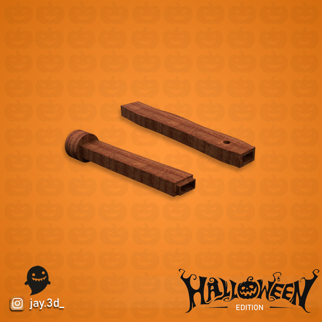 Scarecrow Lamp - Halloween edition 3D print model_13