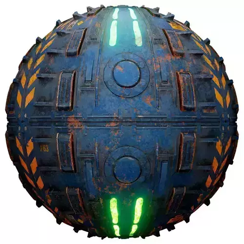 PBR Seamless Sci-Fi Texture 58