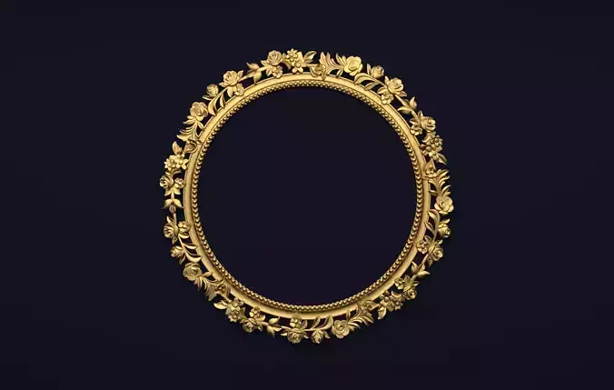 Frame mirror 3D model 08 3D print model