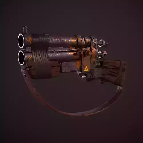 Stylize Shotgun 3D model