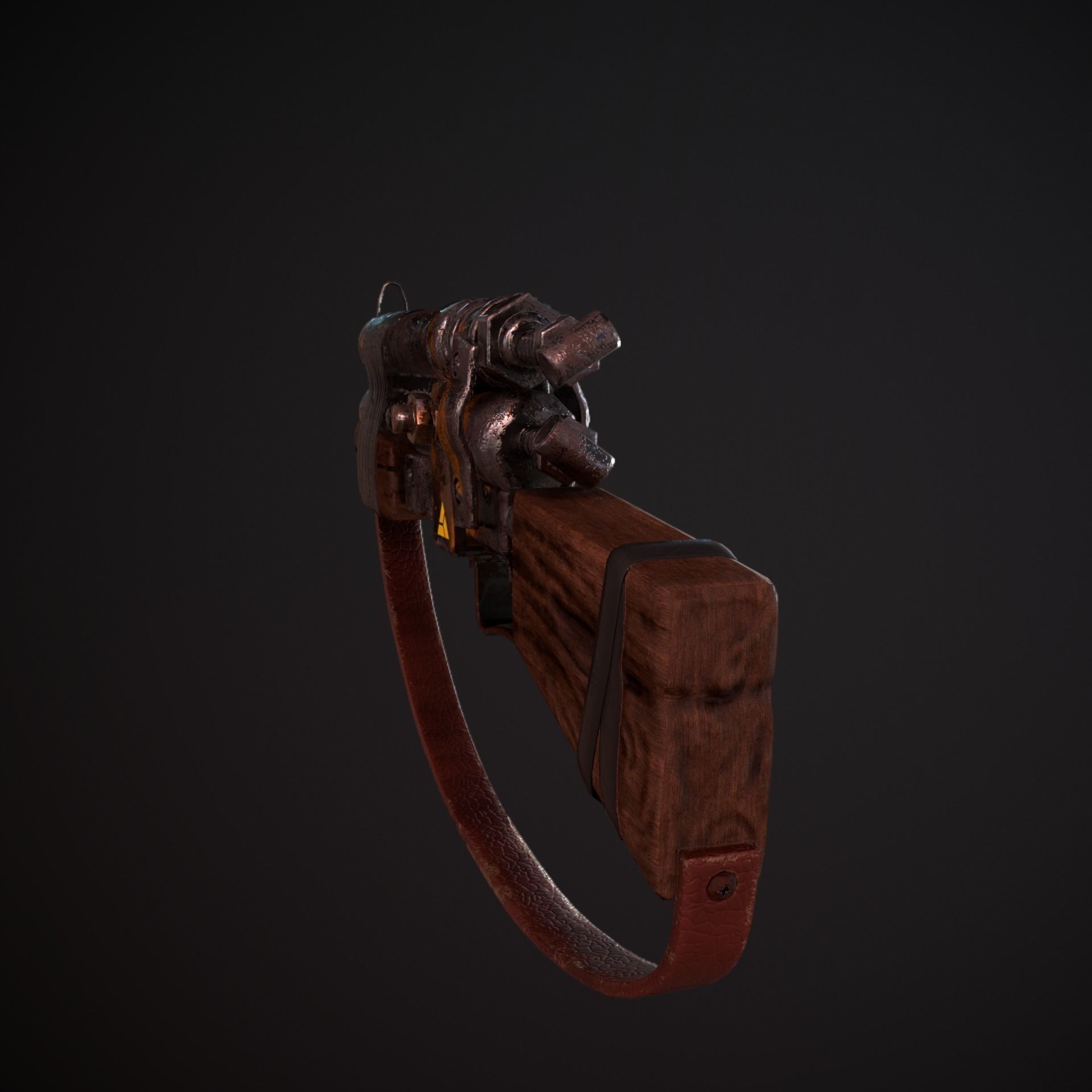 Stylize Shotgun 3D model_8