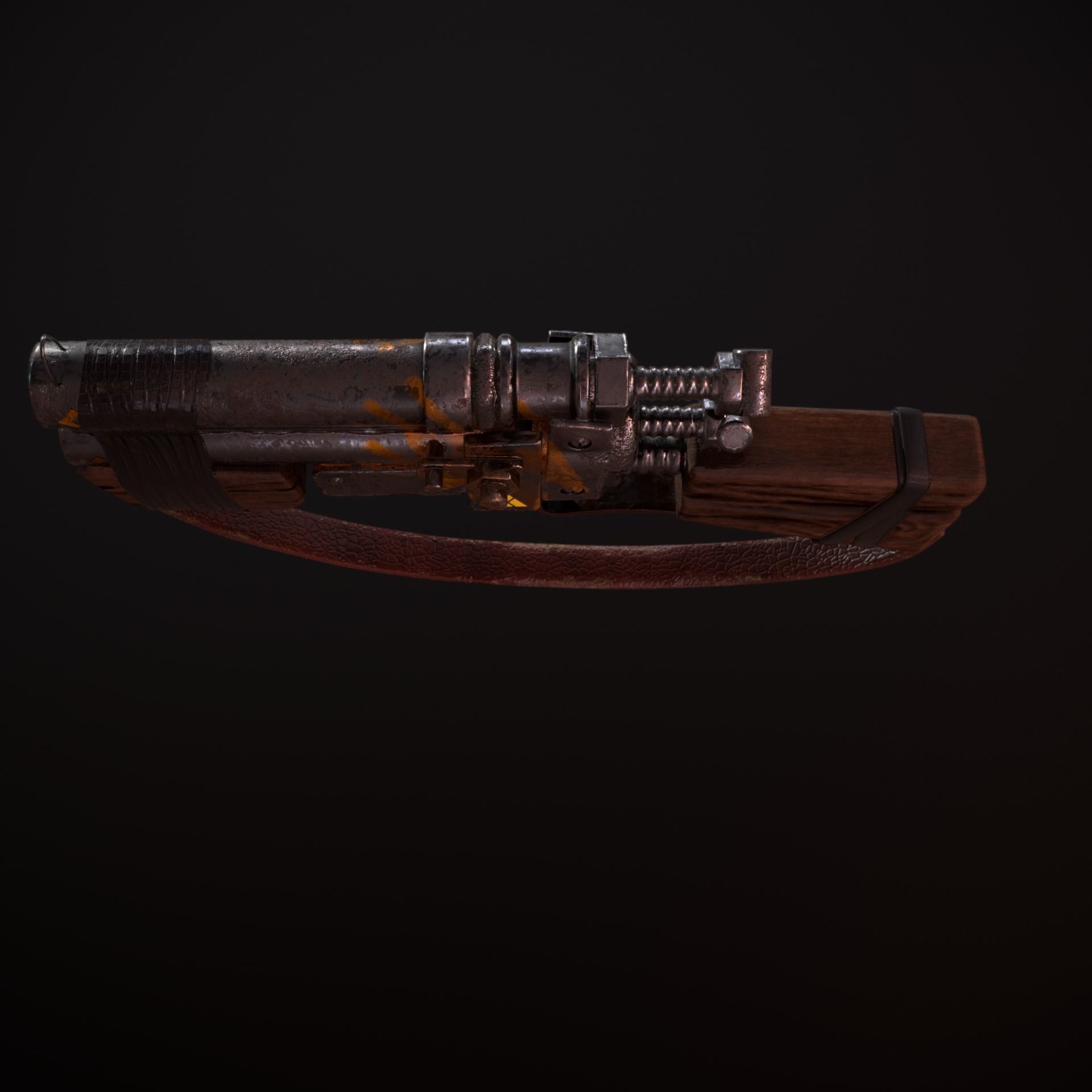 Stylize Shotgun 3D model_9