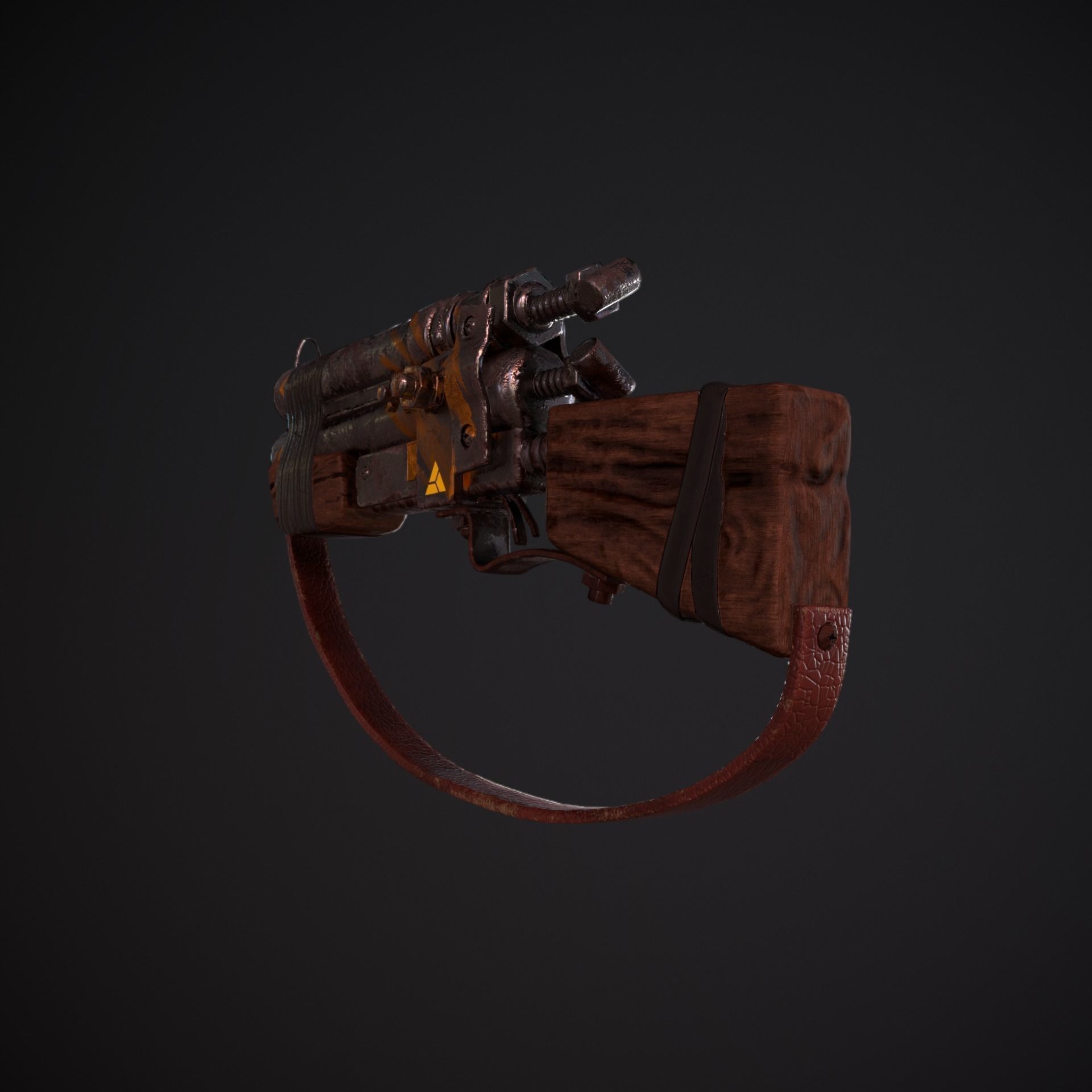 Stylize Shotgun 3D model_3