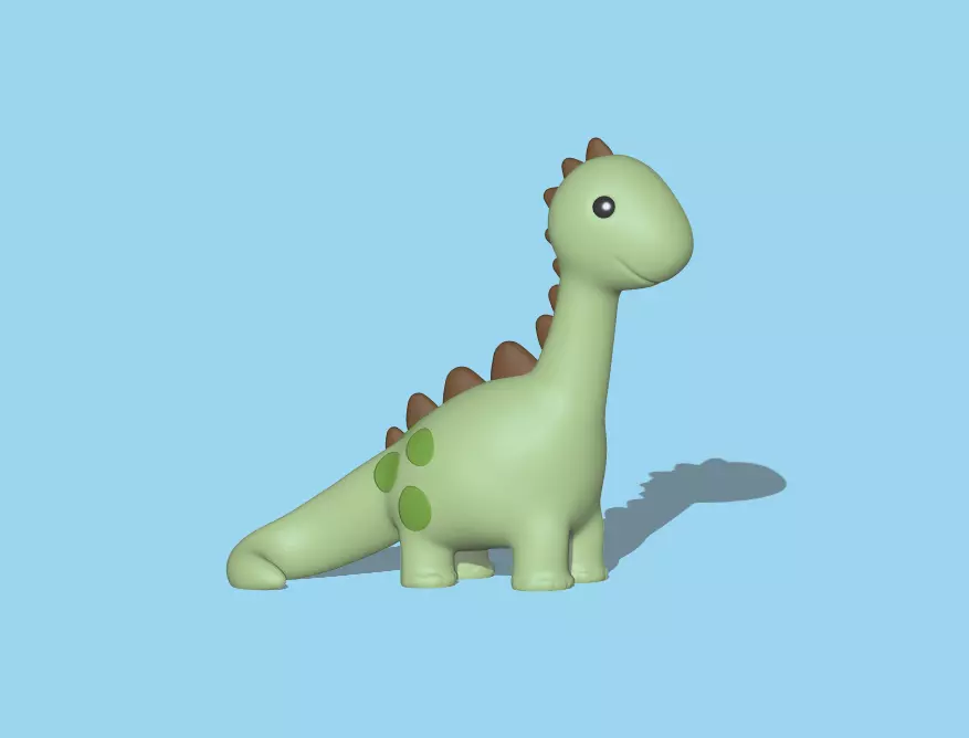 Dinosaur Diplodocus 3D print model