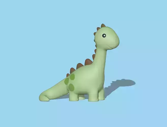  Dinosaur Diplodocus  3D print model