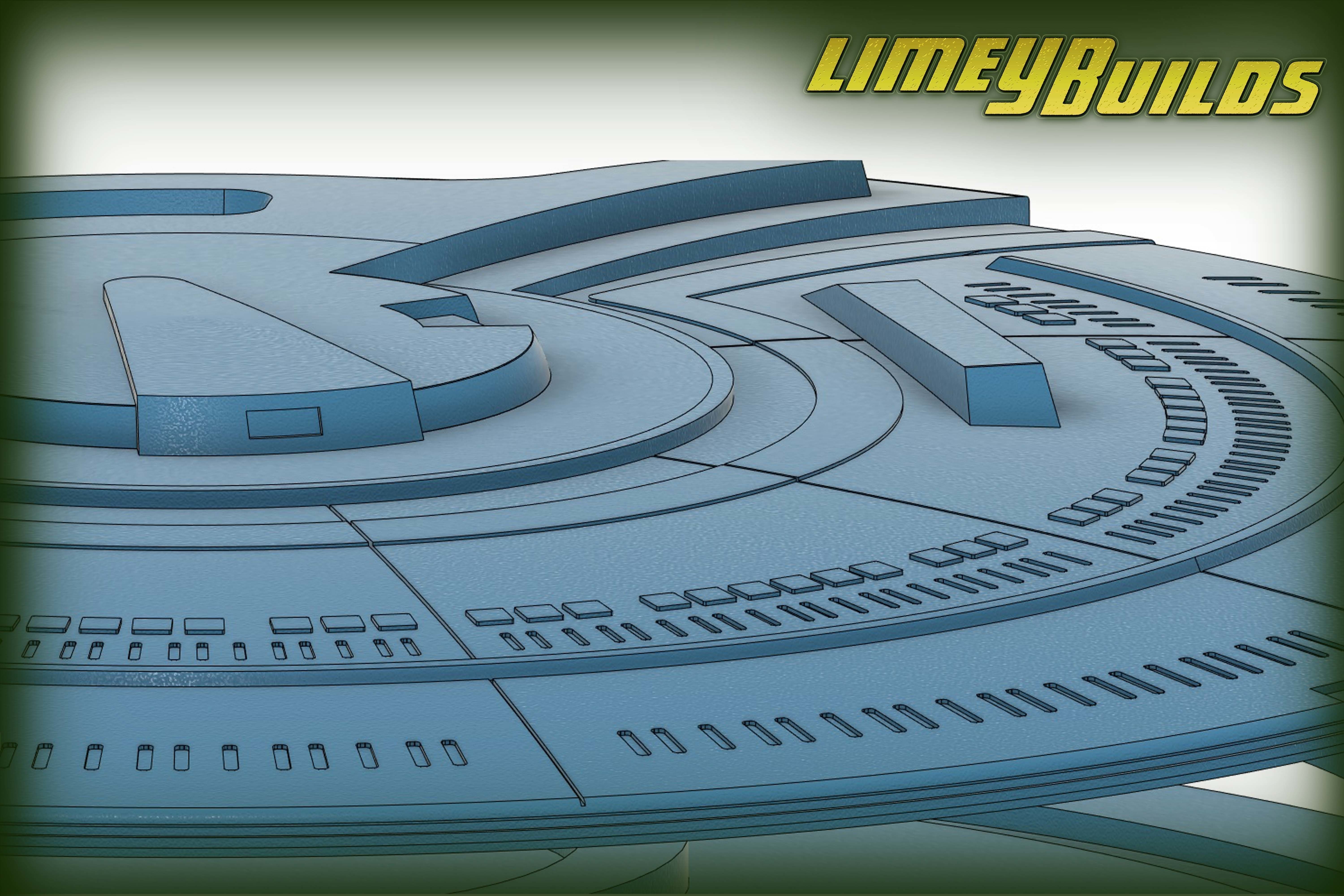 USS Cerritos  3D print model_4