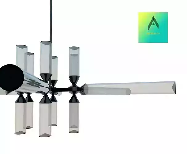 Pendant Lamp Chandelier Design 3D print model
