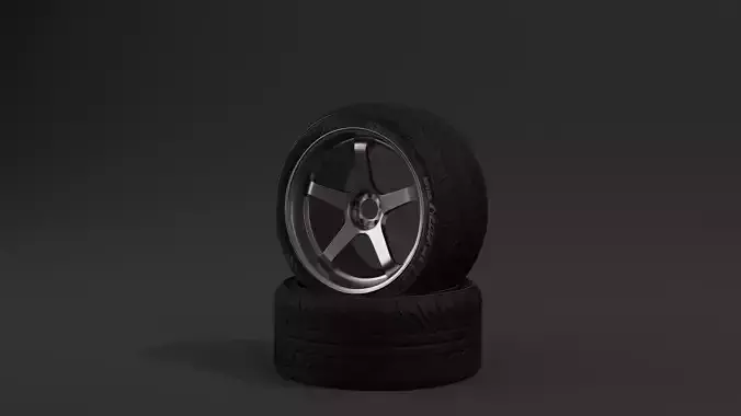 Advan GT sports racing wheel with Advan Neova tires