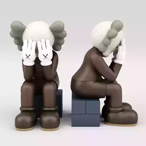 Kaws Passing Through Companion 3D model