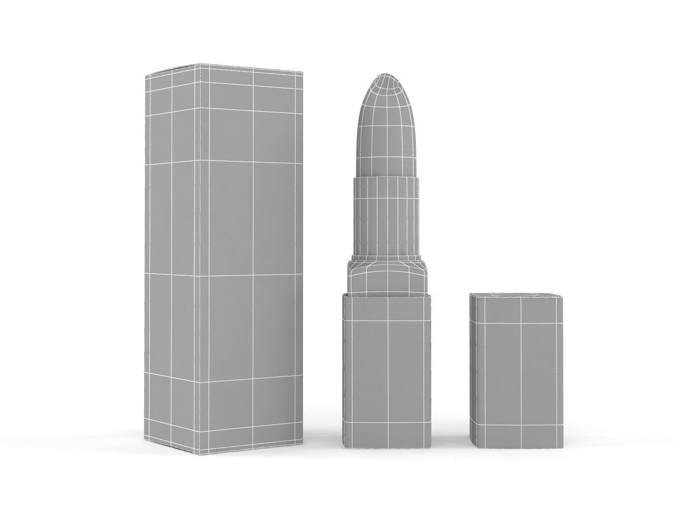 Lipstick in box 3D model_8