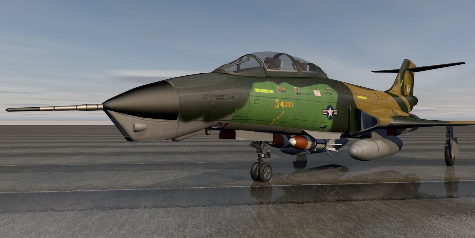 McDonnell RF-101B Voodoo 3D model_6