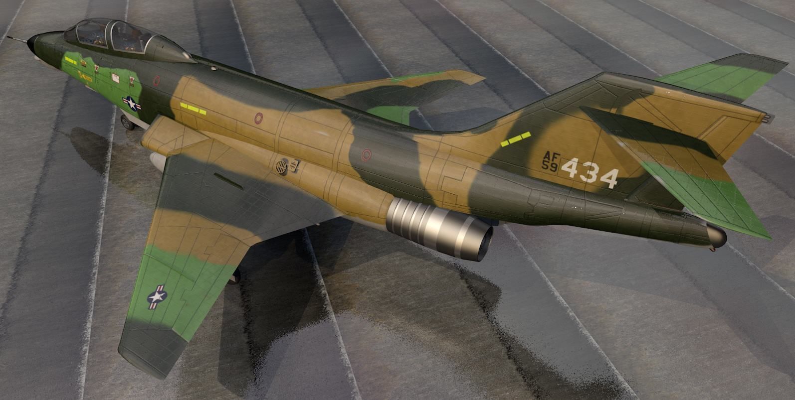 McDonnell RF-101B Voodoo 3D model_1
