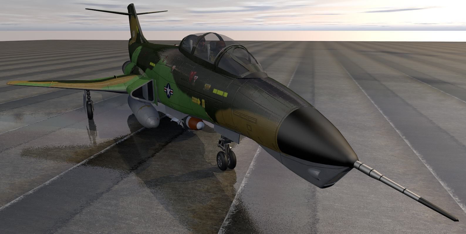 McDonnell RF-101B Voodoo 3D model_4