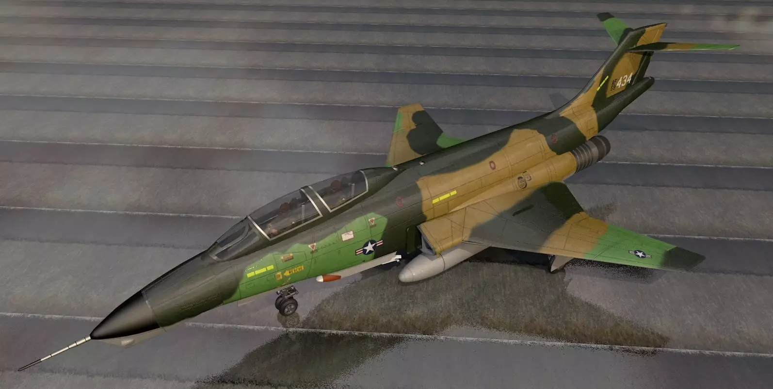 McDonnell RF-101B Voodoo 3D model_0