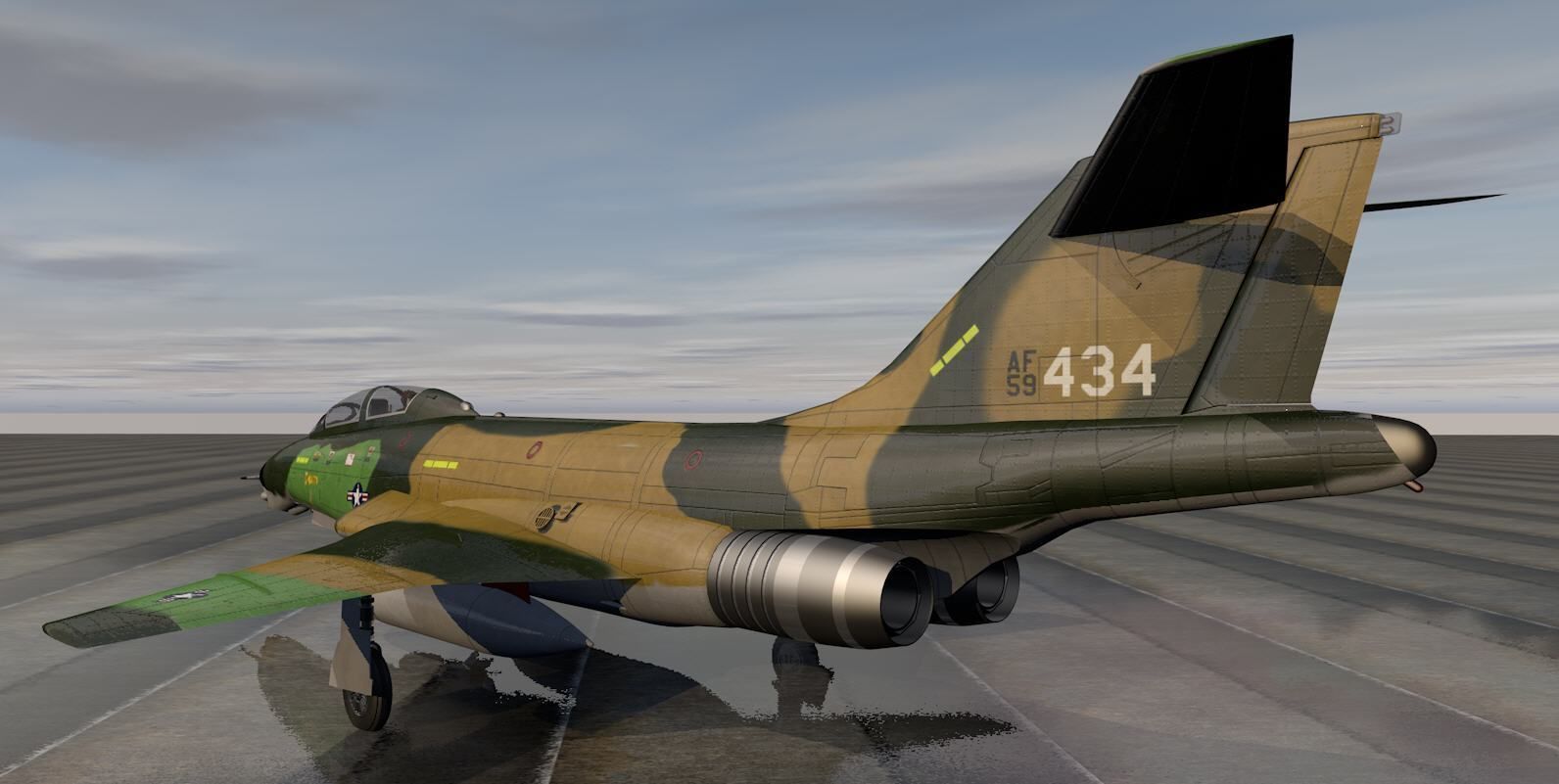 McDonnell RF-101B Voodoo 3D model_5