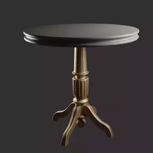 Circle vintage table