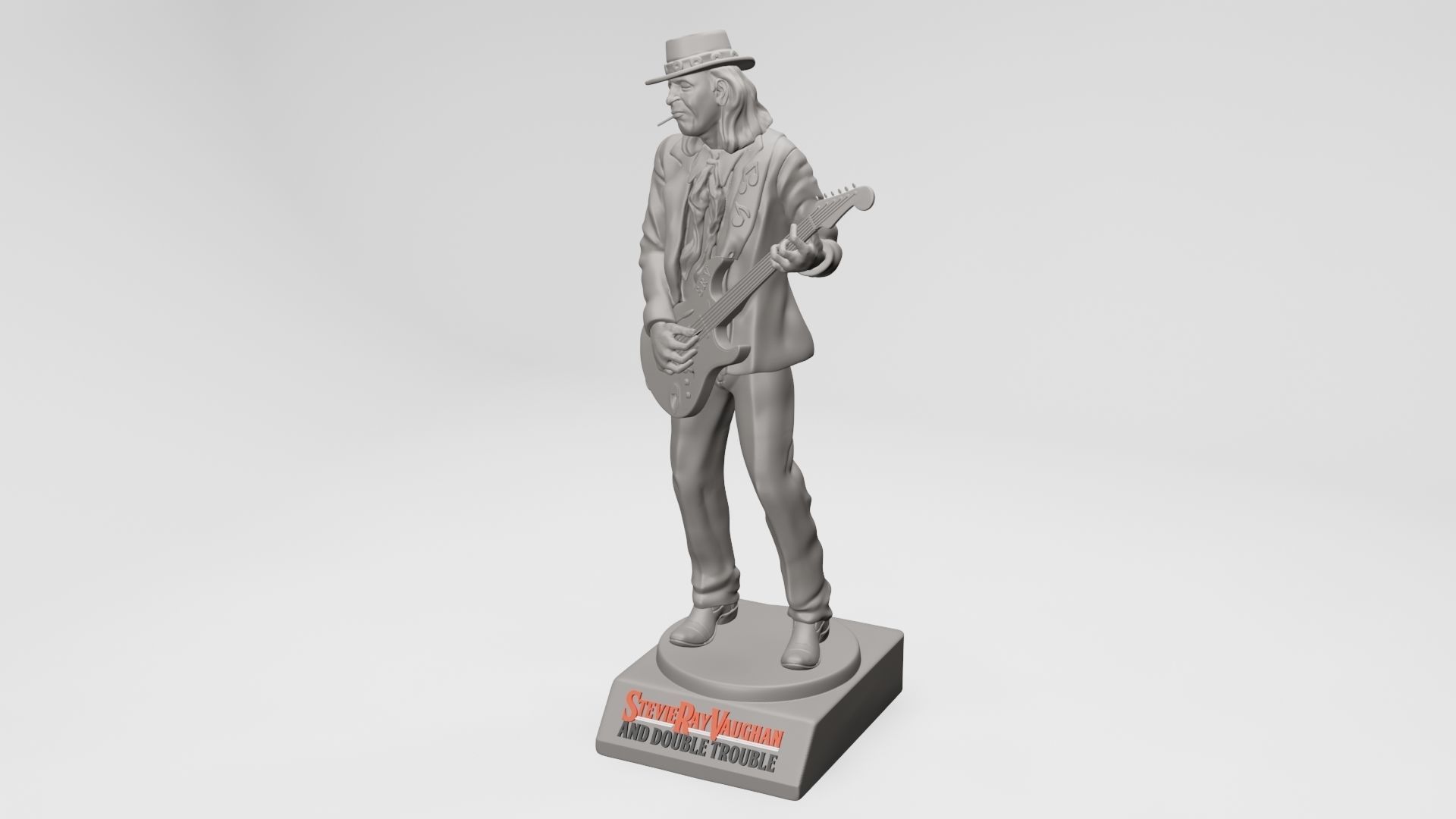 Stevie Ray Vaughan - 3D printable 3D print model_6