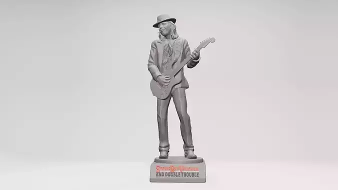 Stevie Ray Vaughan - 3D printable 3D print model