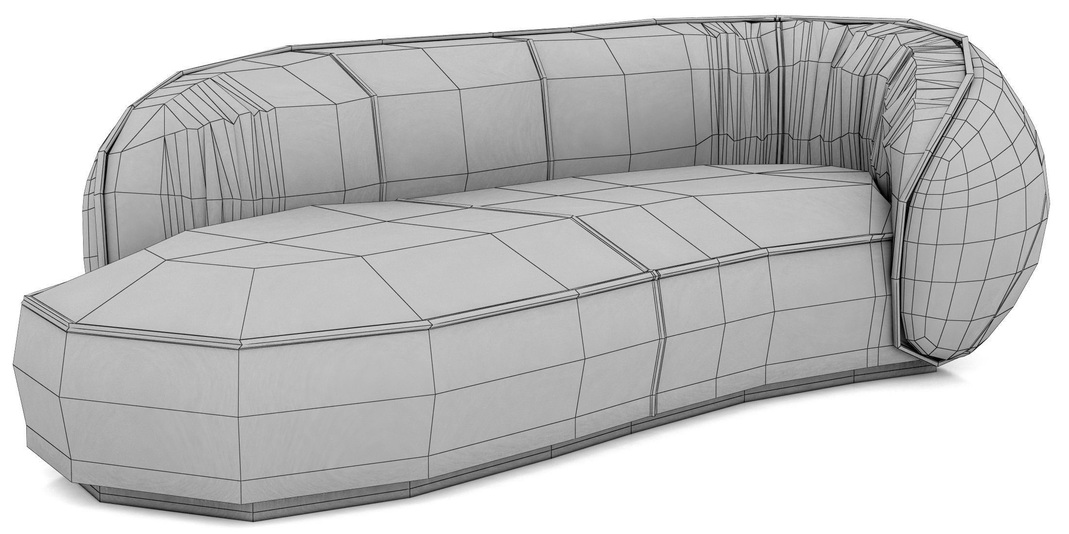 Baxter Leon sofa 3D model_8