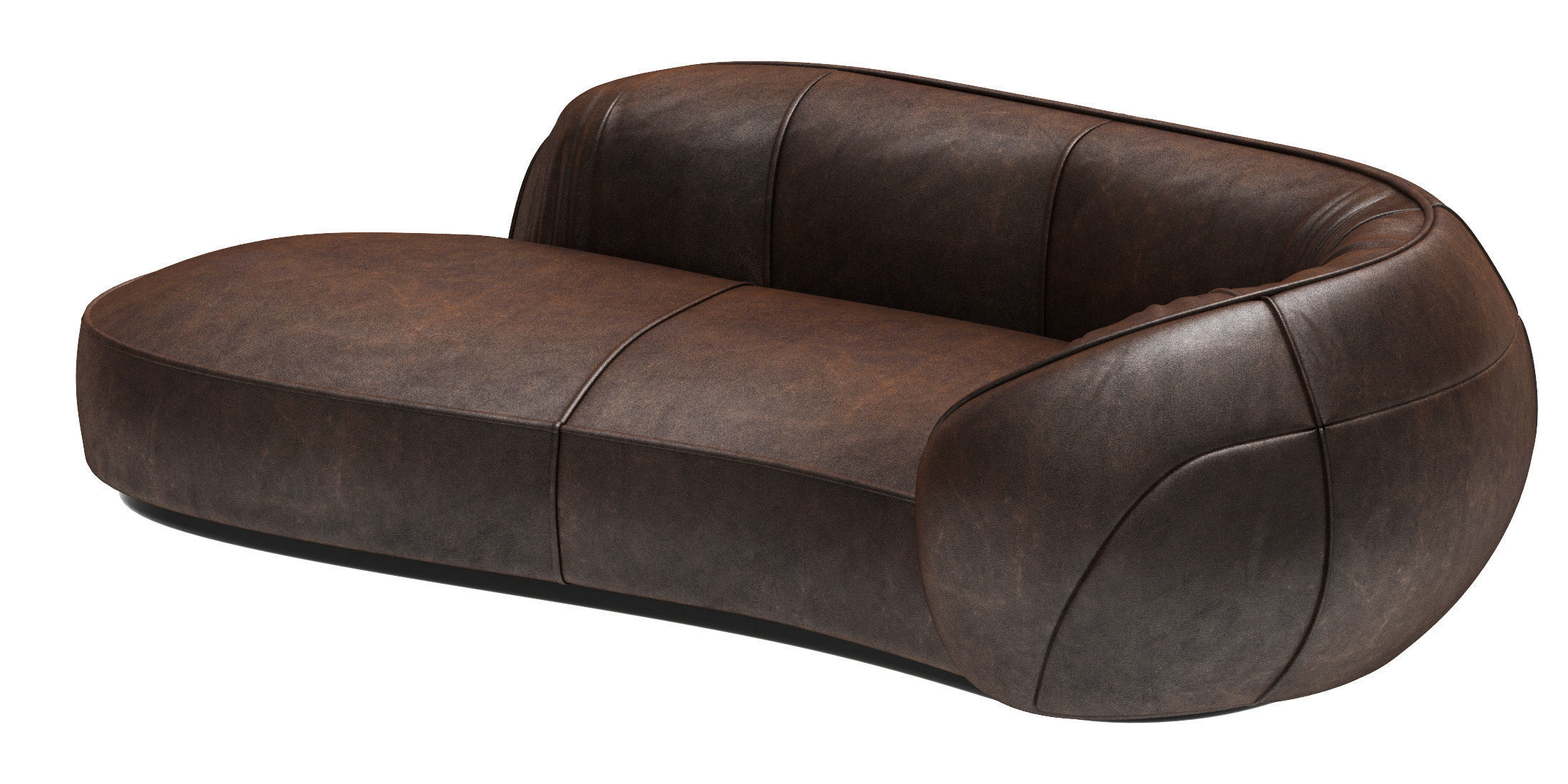 Baxter Leon sofa 3D model_1