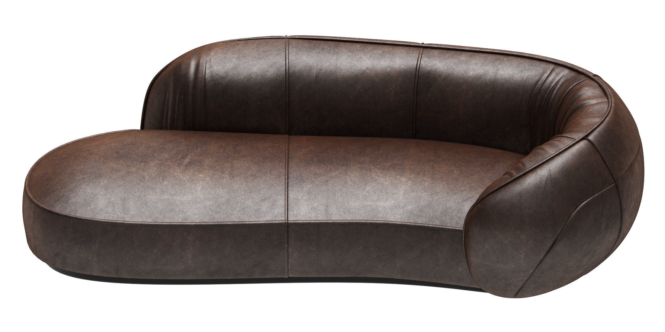 Baxter Leon sofa 3D model_2