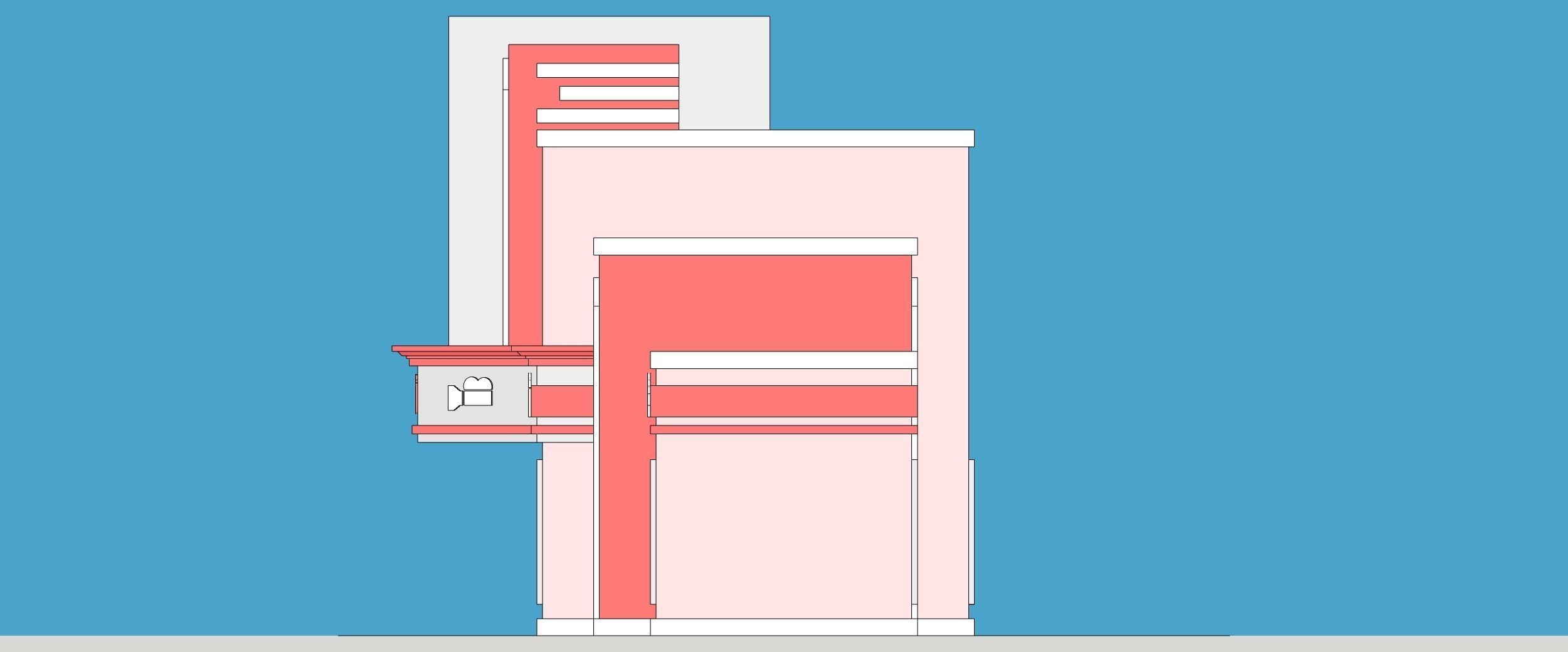 Cinema - Building Low-poly 3D model_8