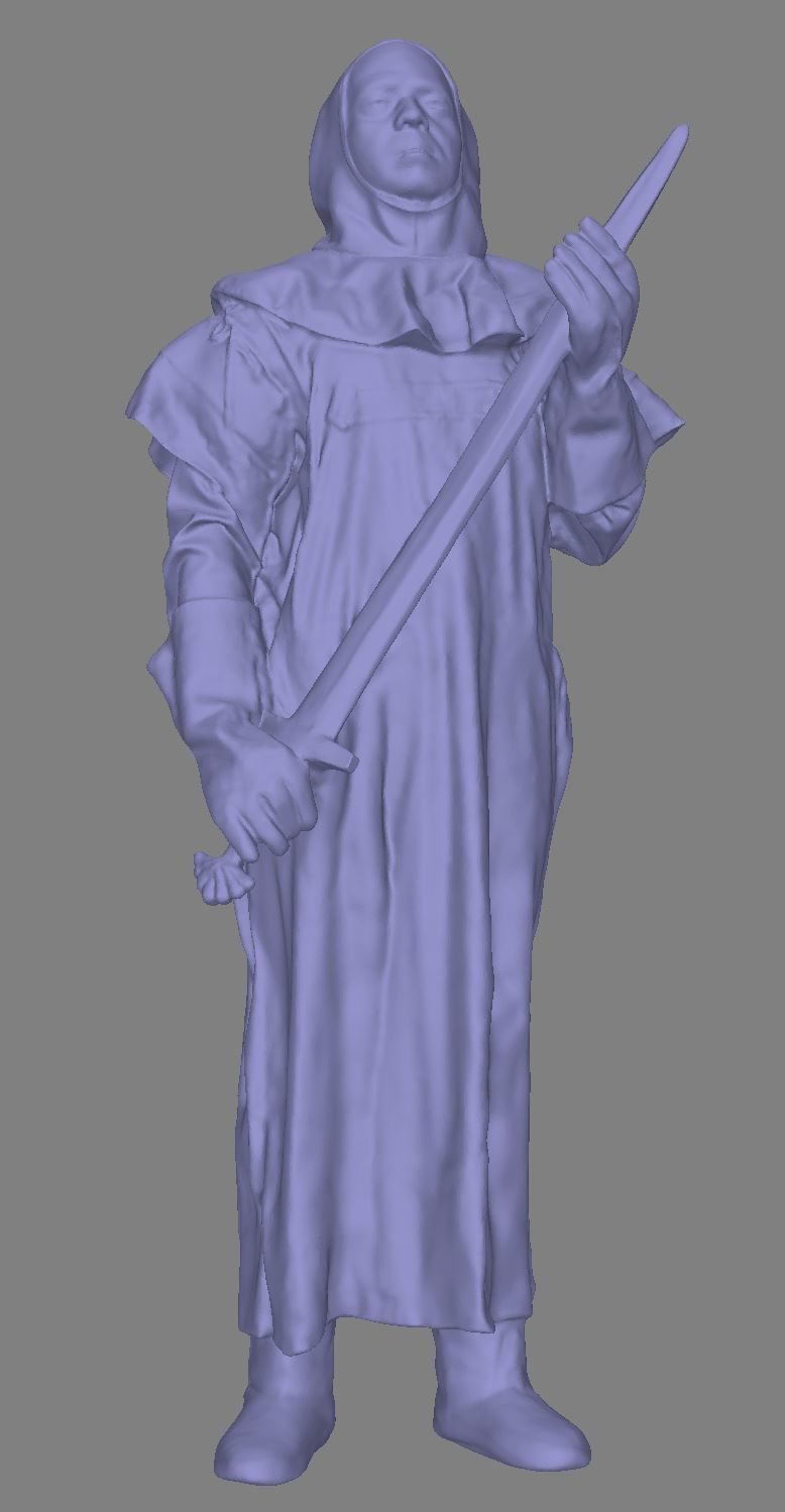 Photogrammetry Knight 3D model_4