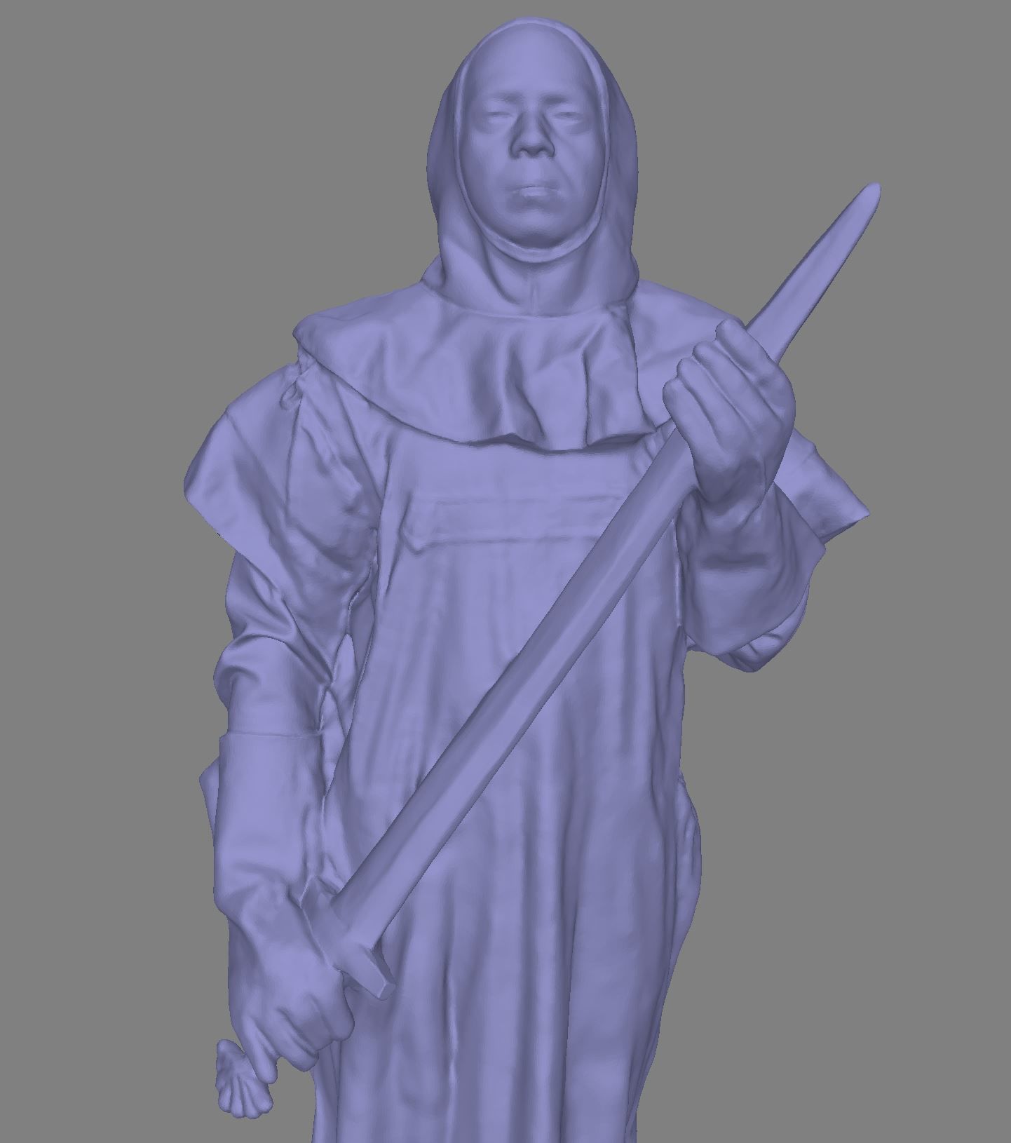 Photogrammetry Knight 3D model_2