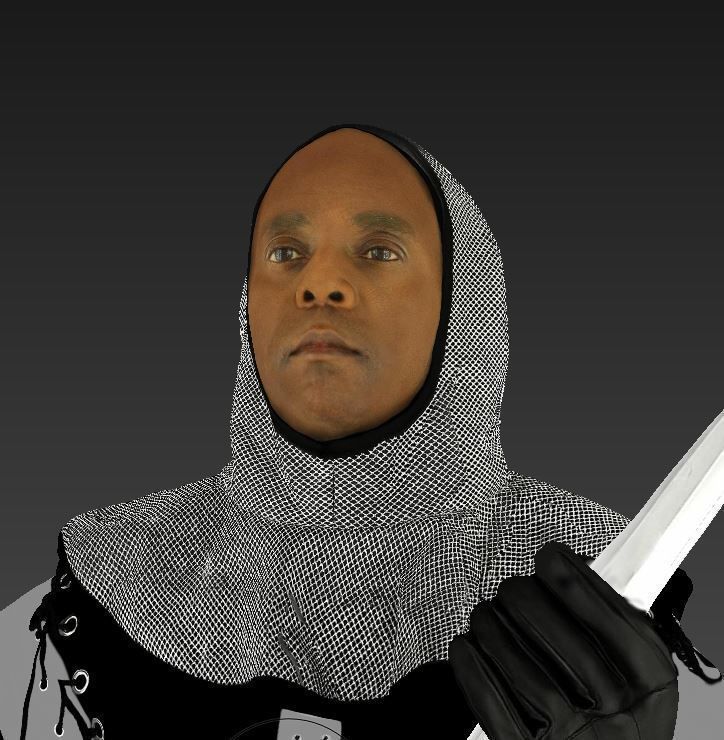 Photogrammetry Knight 3D model_1