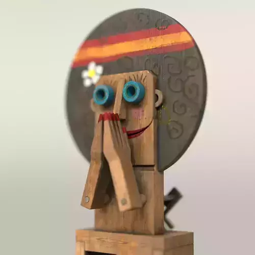 Happy Clapper 3d model  3D model