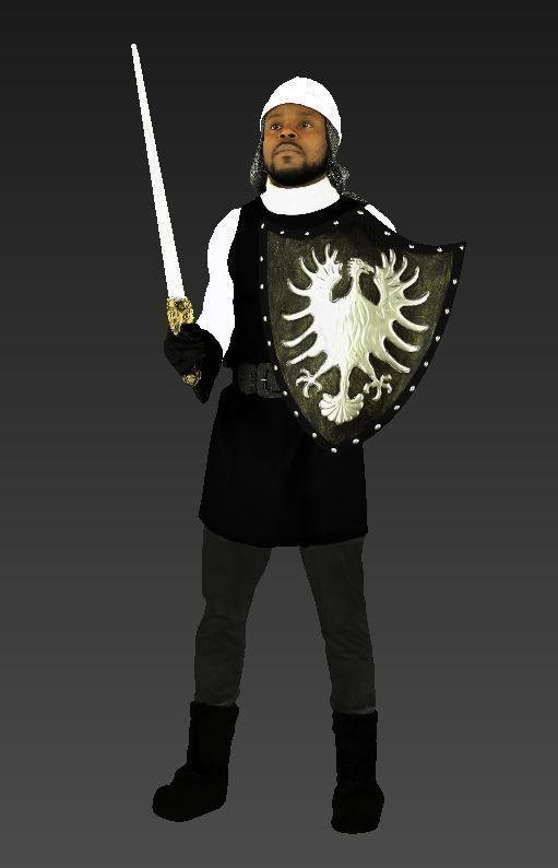 Photogrammetry Pawn 3D model_3