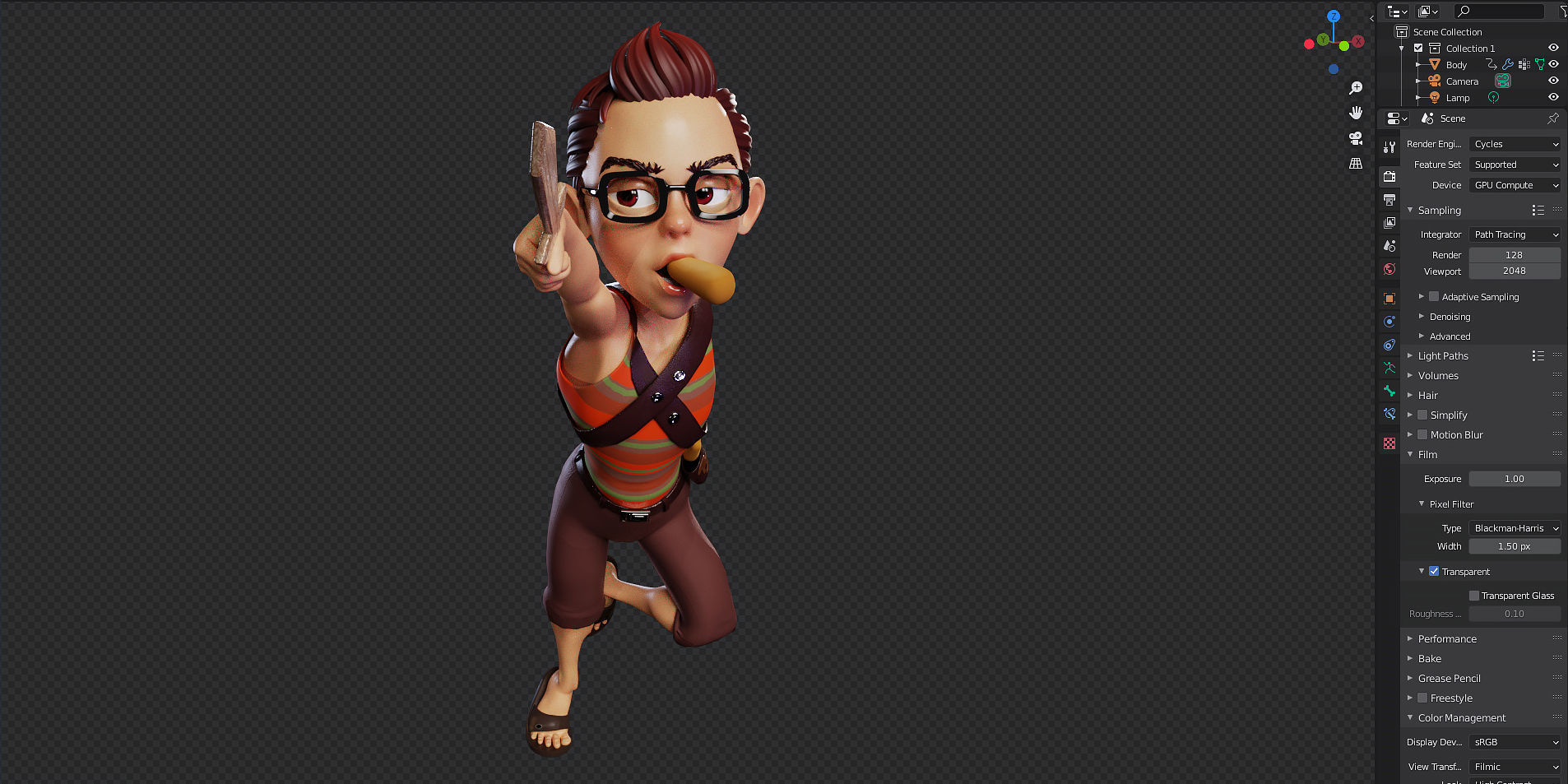 2 Rigged Stylized Character Boy and Girl - Blender 3D model_5