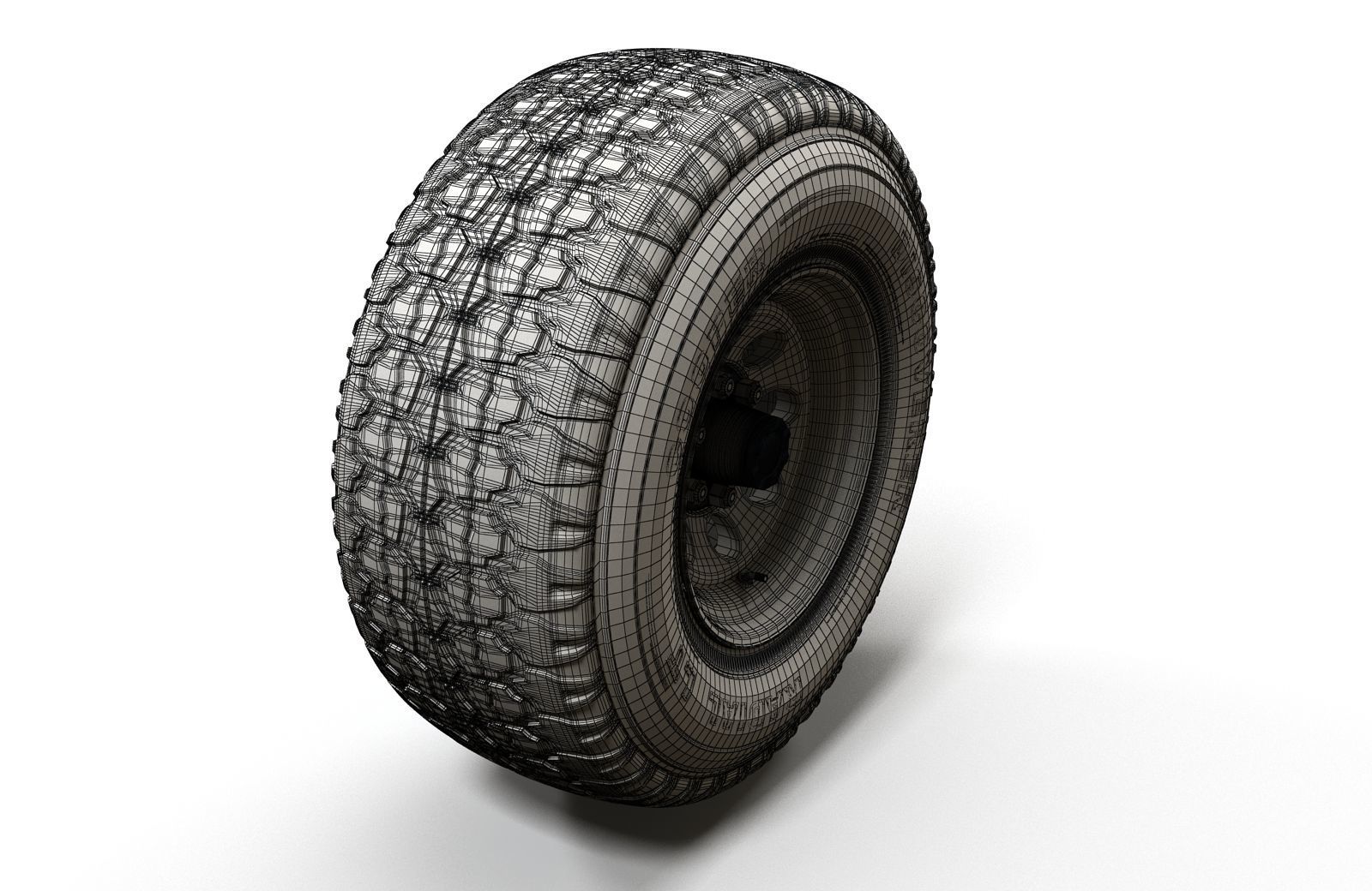 Offroad custom wheel 3D model_9
