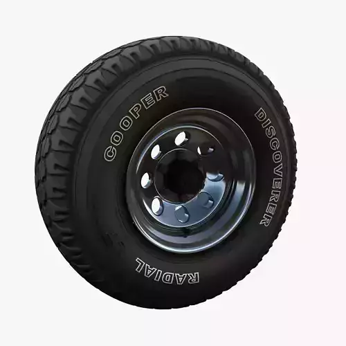 Offroad custom wheel 3D model