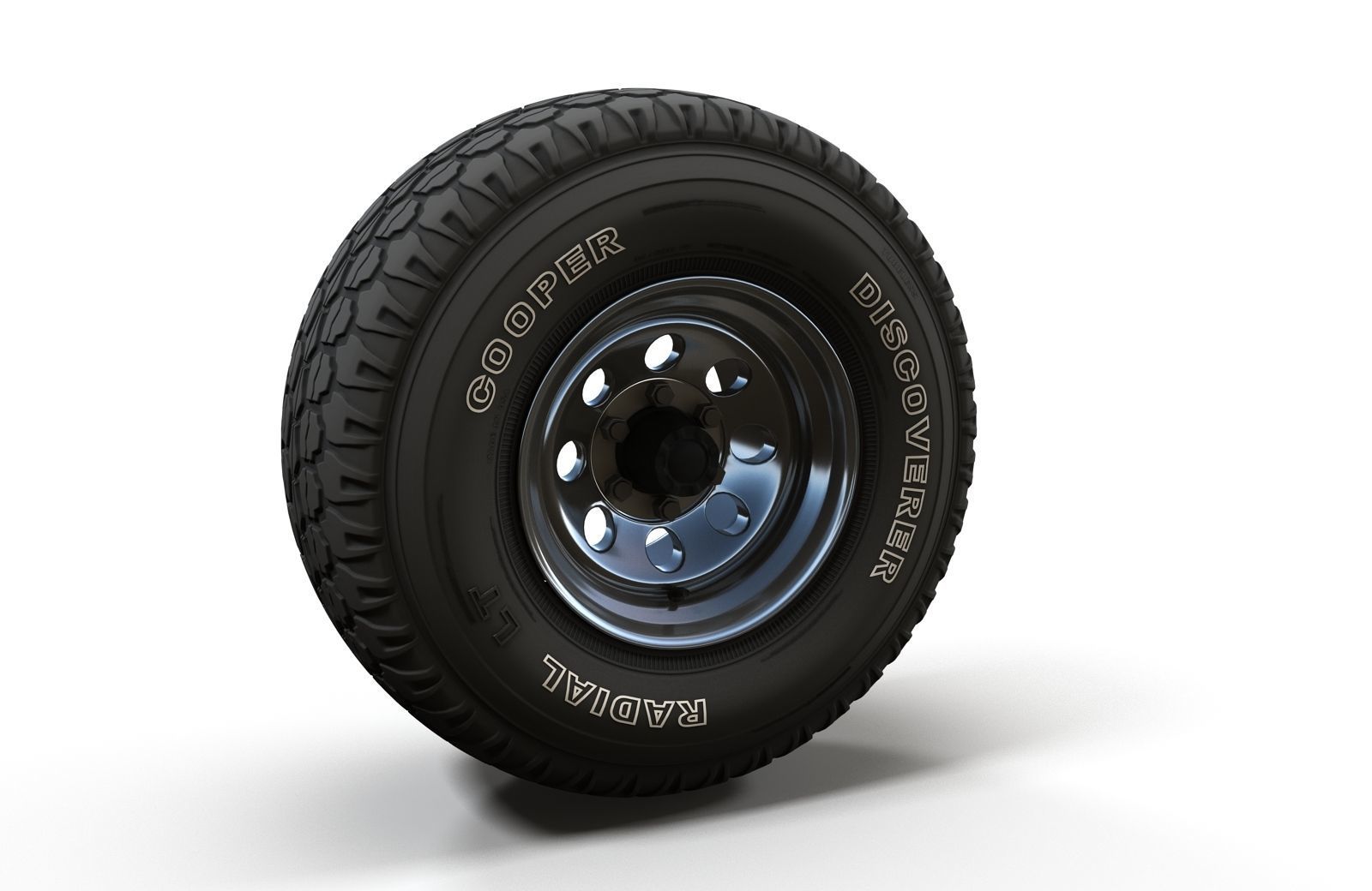Offroad custom wheel 3D model_1