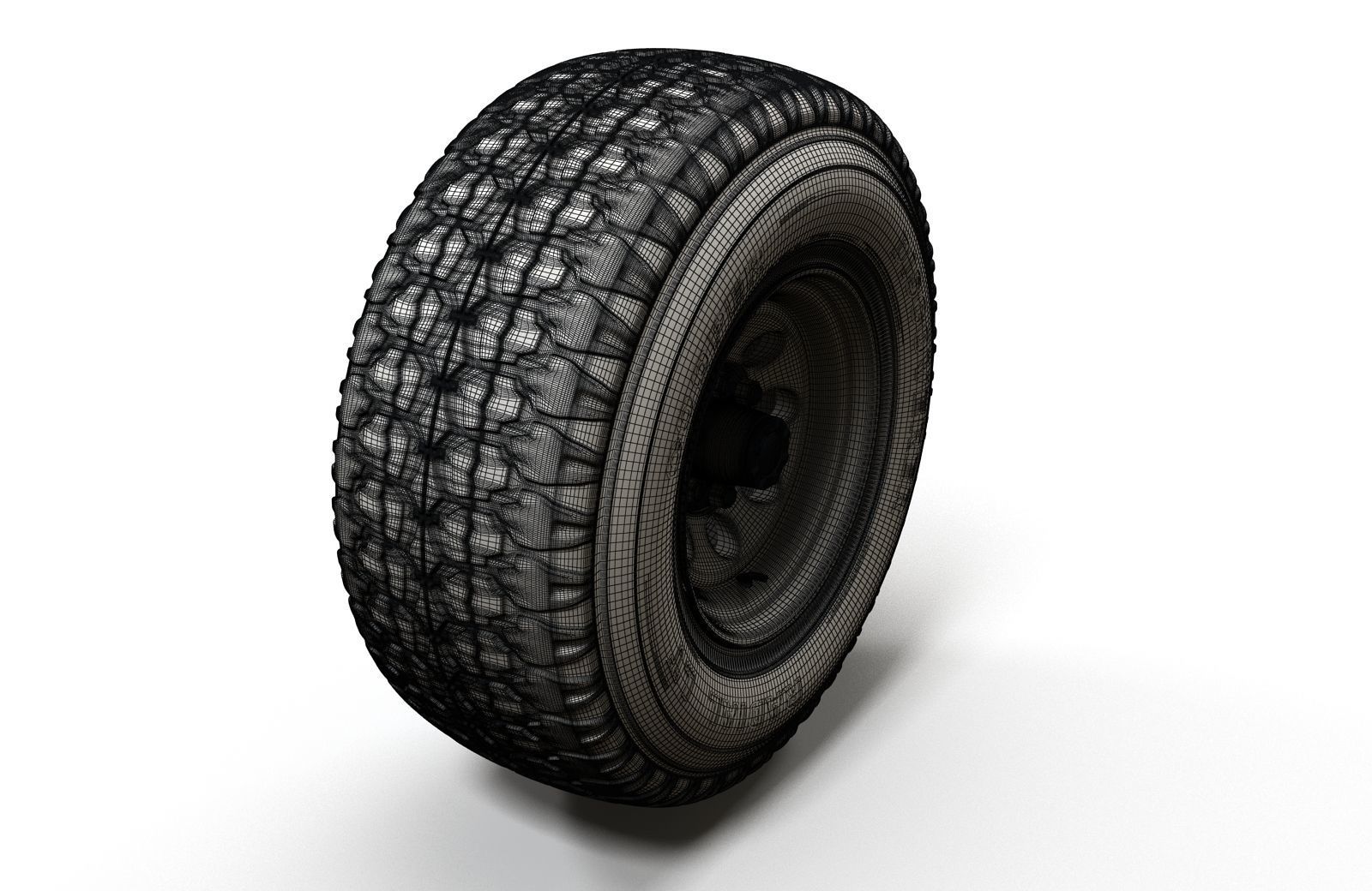 Offroad custom wheel 3D model_6