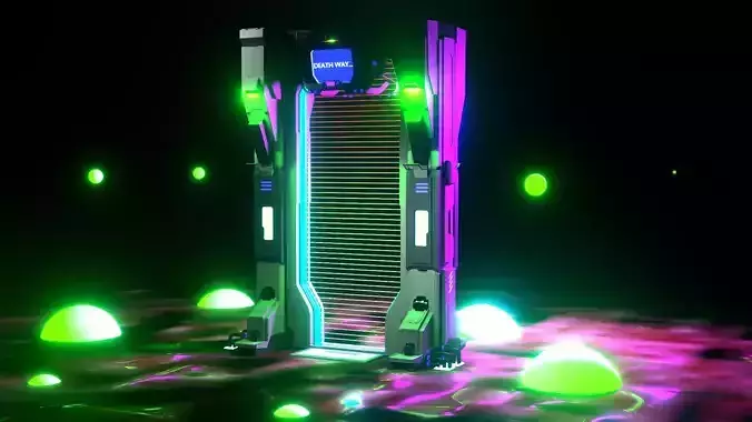 SCIFI TELEPORTATION DOOR 3D model