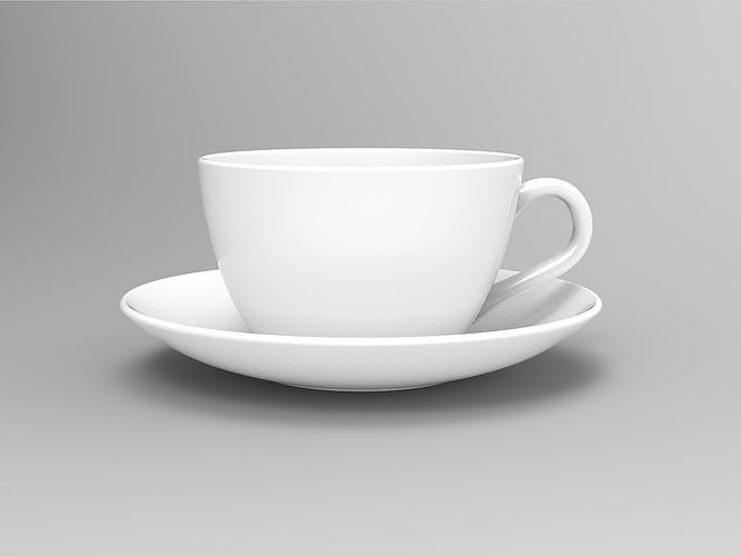 Cup of coffee 3D model 3