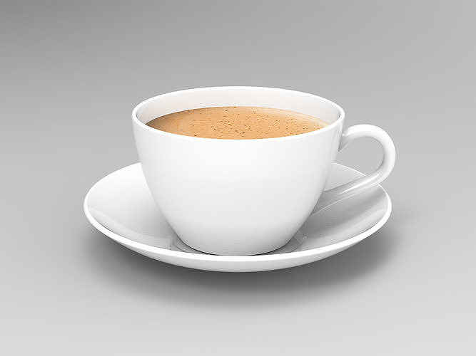 Cup of coffee 3D model 5