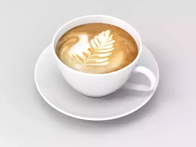 Cup of coffee 3D model
